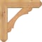Ekena Millwork Olympic Craftsman Smooth Bracket w/ Offset Brace, Western Red Cedar, 5 1/2"W x 20"D x 20"H BKT0604X20X20OLY04SWR - alternate 2